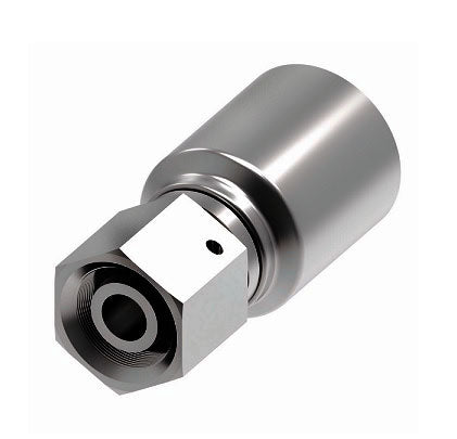 4T8DL6 Synflex Optimum by Danfoss | 4TA Fitting for Thermoplastic Hydraulic Hose | -06 DKO Female Swivel (Light Duty) Fitting for -08 Hose | Carbon Steel