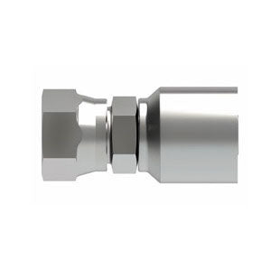 4TA10NR10 Synflex Optimum by Danfoss | 4TA Fitting for Thermoplastic Hydraulic Hose | -10 ORS Female with Non-Slide Back Nut Fitting for -10 Hose | Carbon Steel