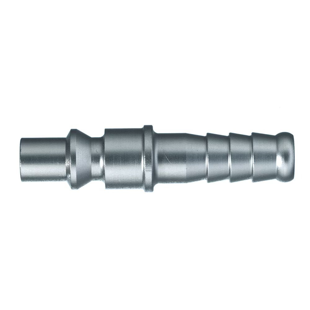 9085 22 06 by Parker | Legris Plug Quick Disconnect | 6 mm Hose Barb | 49 mm Length | Straight | Nickel-Plated Brass | Pack of 5