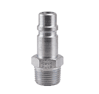 54-5G by ZSi-Foster | Quick Disconnect Plug | 1/2" MPT | Ball Check | Steel