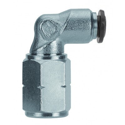 50105N-8-1/8 by AIGNEP | 50N Series | Swivel | 8mm Tube x 1/8" Female BSPP | 90° Elbow | Pack of 10