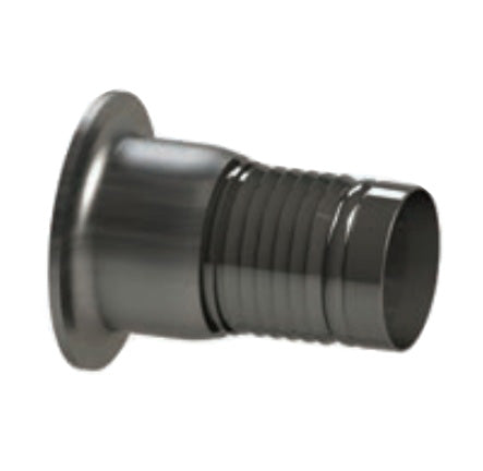 50103 (20TBC50SS) PROGRIP™ by PT-Coupling | Type TBC50 | C50 External Crimp Fitting | 2" Turn Back Crimp Hose Shank for Lap Joint Flange | 316 Stainless Steel