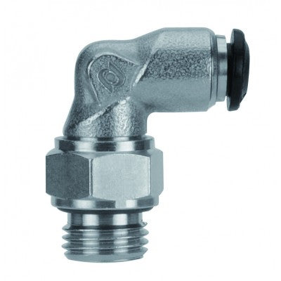 50115N-14-3/8 by AIGNEP | 50N Series | Swivel | 14mm Tube x 3/8" BSPP Male | 90° Elbow | Pack of 10