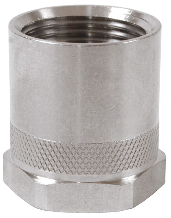 5011212SS by Dixon Valve | Garden Hose Adapter | 3/4" Rigid Female GHT x 3/4" Female NPT | 303 Stainless Steel