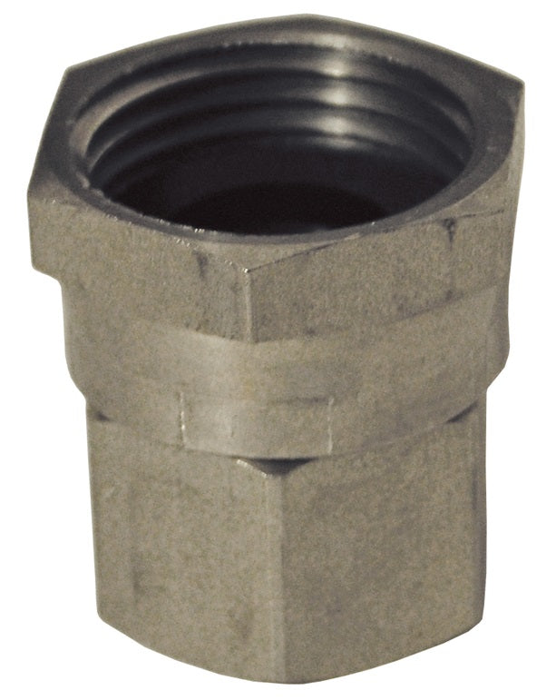 5021212SS by Dixon Valve | Garden Hose Adapter | 3/4" Female GHT Swivel x 3/4" Female NPT | 303 Stainless Steel