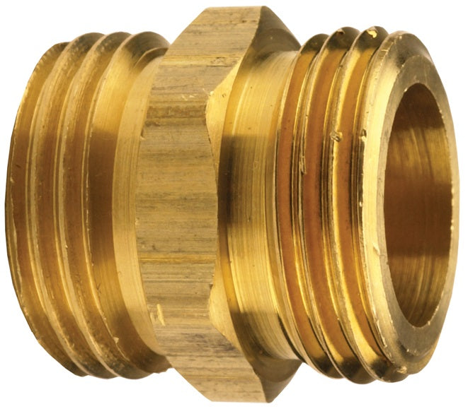 5091612C by Dixon Valve | Garden Hose Adapter | 3/4" Male GHT x 1" Male NPSH | Brass