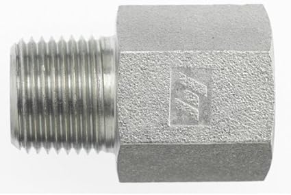 5405-02-06-SS by Brennan Inc. | -02 Male Pipe x -06 Female Pipe | Straight | Expander | Stainless Steel