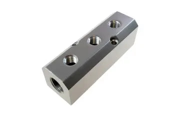 3054 by Coilhose | High Flow Manifold | 5 Port | 1/2" Female NPT Thread Inlet x 1/4" Female NPT Thread Outlet