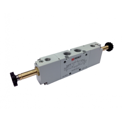 01VA07PC02N by AIGNEP | 01V Control Valves Series | 5 port/4 way/3 position | Double Solenoid External Pilot | Pressure Center | Spring Centered | Female 1/8" NPT