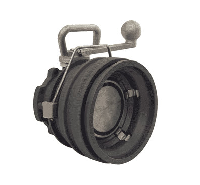 5300B Dixon Valve 4" Aluminum API Coupler with Bonded Nose Seal - FKM-B
