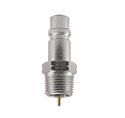 54-5CA by ZSi-Foster | Quick Disconnect Coaxial Plug | 1/2" ID | Male Thread | Steel
