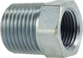 5406206 by Midland | Hydraulic Hex Reducer Bushing | 1-1/4" Male Pipe x 3/8" Female Pipe | Steel