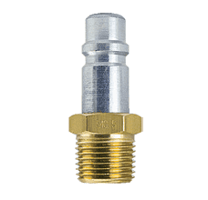 54S-5 by ZSi-Foster | Quick Disconnect Plug | 1/2" MPT | Free Swivel Under Pressure | Steel
