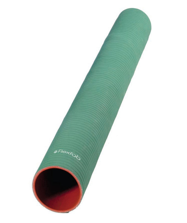 5500-212 by FlexFab | Series 5500 | 3-ply Coolant Hose | 2.13" ID | 2.45" OD | Green | 3ft Length