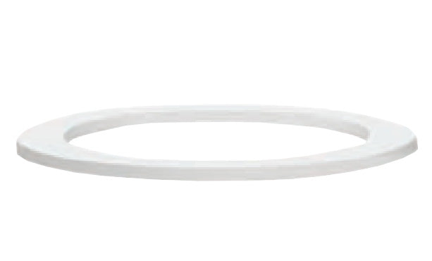 5504640 (W40ASY) by PT-Coupling | Replacement NPSH & NPSM Straight Thread Gasket | 4" Size | White Nitrile Food Grade