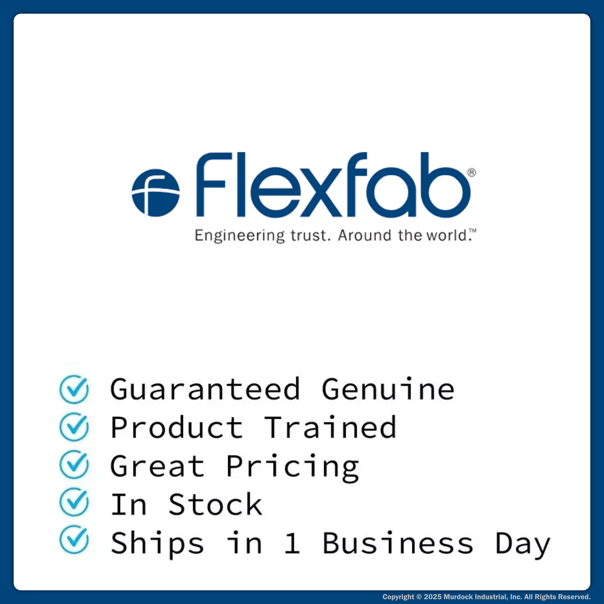 5526-062x25 by FlexFab | Series 5526 | 1-ply Standard Heater Hose | 0.63" ID | 0.96" OD | Blue | 25ft Boxes
