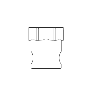 5610192 by NewAge | Cam and Groove Fitting | Type A | Insert x 2" Female NPT | EPDM Seal | Polypropylene