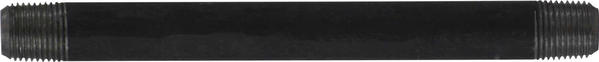 57013 by Midland | Schedule 40 Welded Nipple | 1/8" Diameter x 8" Length | Black Steel
