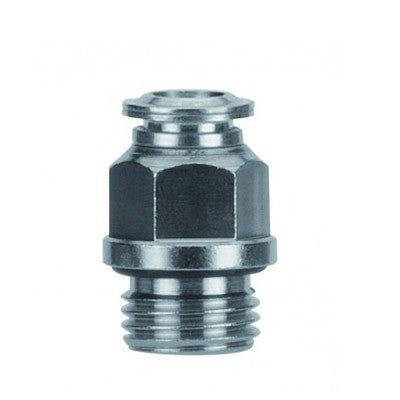 57020-8-1/4 by AIGNEP | 57 Series | Male Metal Release Collet | 8mm Tube x 1/4" Male BSPP | Straight | Pack of 10