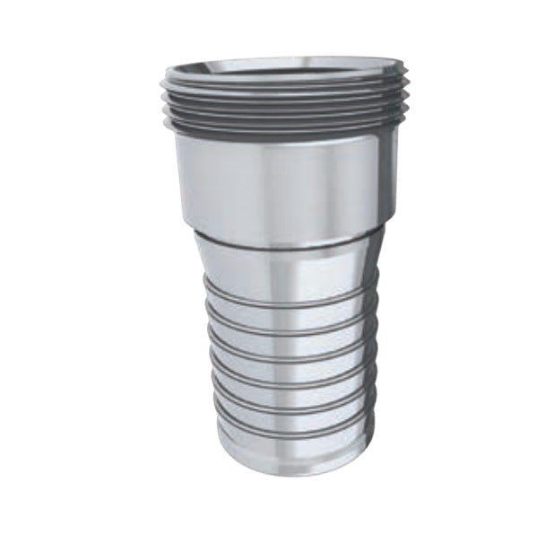 5762011 (20BSMPM) PROGRIP™ by PT-Coupling | Type BSMPM | Sanitary PM Internal Expansion Fitting | 2" Bevel Seat Male Body x 2" Hose Shank | 304 Stainless Steel