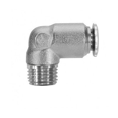 58100-6-M6x1 by AIGNEP | 58 Series | Fixed Elbow | Grease Fitting | 6 mm Tube x Male M6x1 | 90° Elbow | Pack of 10