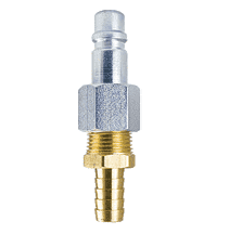59-5B by ZSi-Foster | Quick Disconnect Plug | 3/8" ID | Hose Stem | Brass