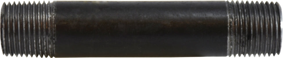 59067SMLS by Midland | Schedule 80 Extra Heavy Seamless Steel Pipe Nipple | 1/2" Diameter x 4-1/2" Length | Black Steel