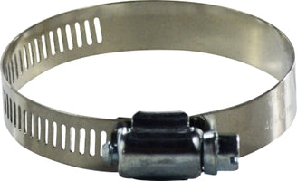 600060 by Midland | Metal Hose Miniature Worm Gear Clamp | 600 Series | 1/2" Width | ID Range: 3-5/16" to 4-1/4" | 201 Stainless Steel Band / Carbon Steel Screw