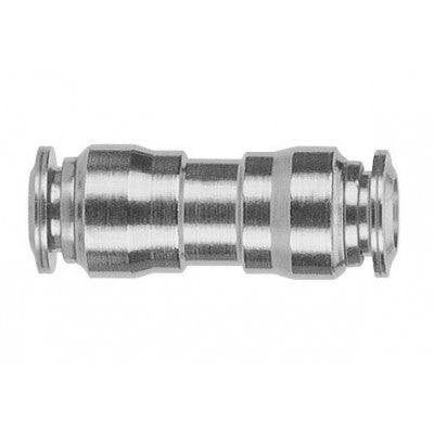 60040-04 by AIGNEP | 60/62 Series | Union | 1/4" Tube Push Connect | FKM Seal | Stainless Steel