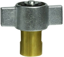 61153 by Midland | Hydraulic Quick Disconnect | Wing Nut Drybreak No Spill Body | 1" Body | 1" Female NPT | 3000 PSI | Steel / Brass