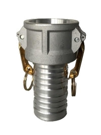 61933 (61-933) by Midland | Cam and Groove (Lite Pattern) | Type C | 1-1/4" Female Coupler x 1-1/4" Hose Shank | Straight | Aluminum