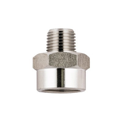 62040-3/8"-1/2 by AIGNEP | 60/62 Series | Reducer | BSPT 3/8" Male x 1/2" Female BSPP | Stainless Steel