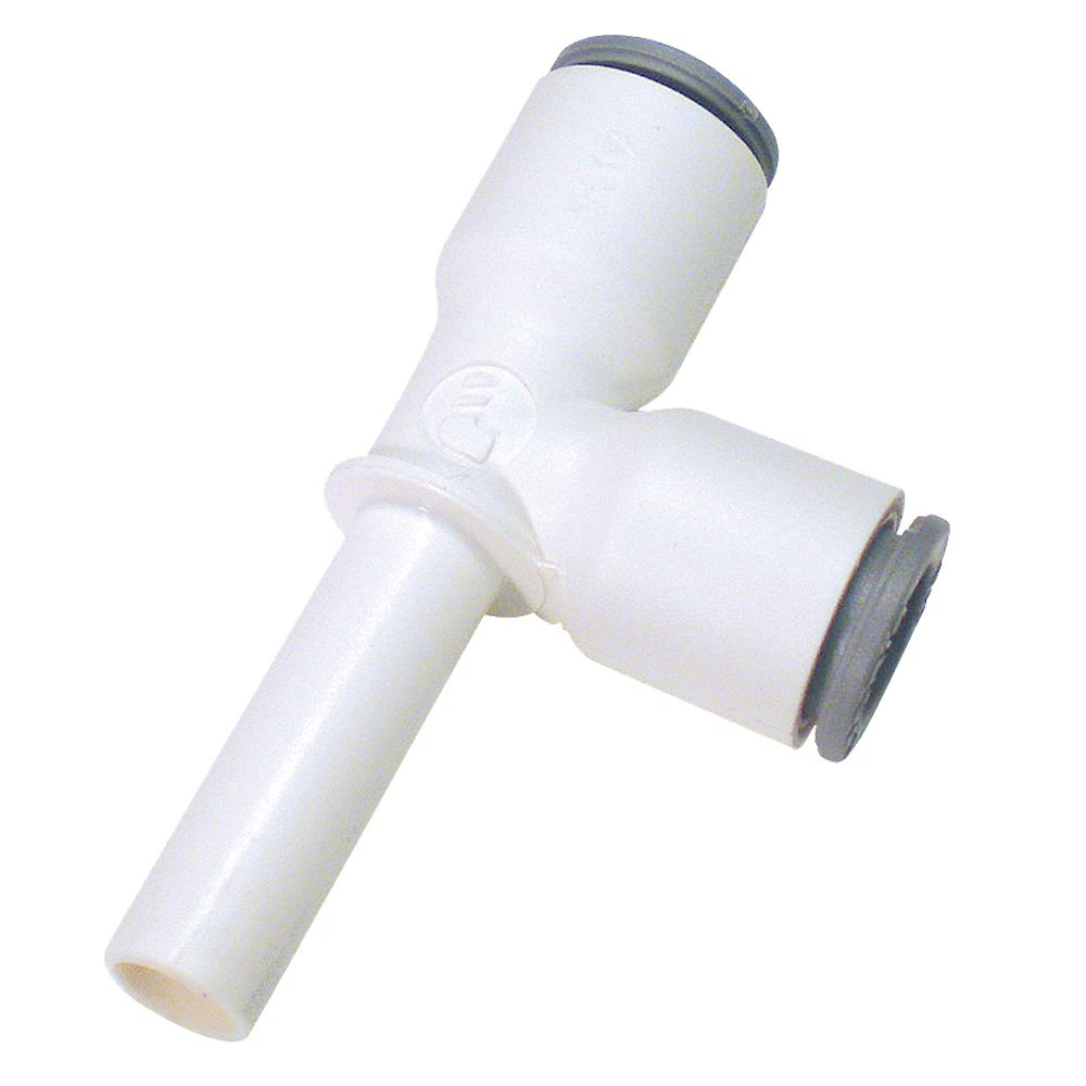 6383 10 00WP2 by Parker | Legris Plug-In Fitting | 10 mm Tube Size x 10 mm Tube Size | 57 mm Length | Tee | Polymer | Pack of 10