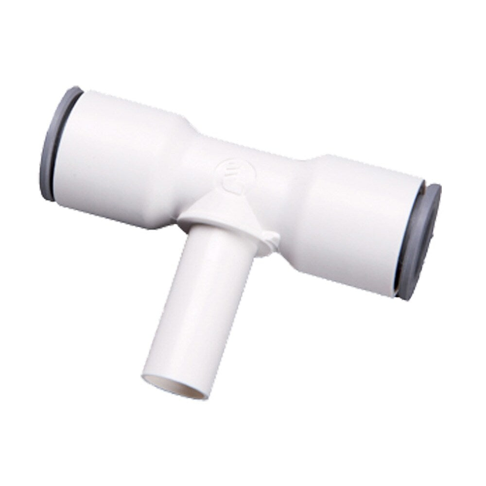 6388 08 00WP2 by Parker | Legris Plug-In Fitting | 8 mm Tube Size x 8 mm Tube Size | 46 mm Length | Tee | Polymer | Pack of 10