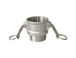 CGB-200-SS1 by Midland | Cam and Groove | Type B | 2" Female Coupler x 2" Male NPT | 316 Stainless Steel