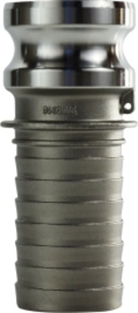 CGE-100-SS1 by Midland | Cam and Groove | Type E | 1" Male x 1" Hose Shank | Adapter | 316 Stainless Steel