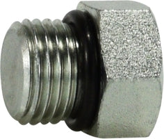 6408O3 by Midland | Hydraulic O-Ring Hex Head Plug | 3/16" Male Adjustable O-Ring Boss | Steel