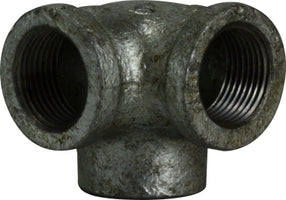 64583 by Midland | Malleable Iron #150 Fitting | Side Outlet | 1/2" Female NPT | Galvanized Iron
