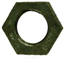 64707 by Midland | Malleable Iron #150 Fitting | Locknut | 1-1/2" Female NPT | Galvanized Iron