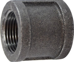 65580 by Midland | Malleable Iron #150 Fitting | Right & Left Coupling | 3" Female NPT | Straight | Black Iron