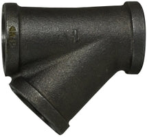 65968 by Midland | Malleable Iron #150 Fitting | 2" Female NPT x 2" Female NPT x 2" Female NPT | Lateral Y | Black Iron