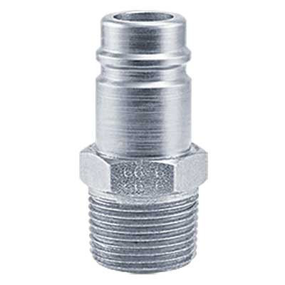 B-B6M8-S Breco by Foster | One Way Shut-Off | B Series | 3/4" Plug x 1" Male NPT Thread | Steel