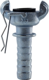 66002 by Midland | Universal Coupling | 1/2" Hose Barb | Straight | Ductile Iron