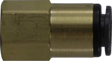 660406C by Midland | DOT Push-In Fitting | Connector | 1/4" Tube OD x 3/8-18 Female NPT | Composite Body