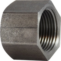 67476 by Midland | 1-1/4" Female NPTF Fitting | Cap | Black Steel