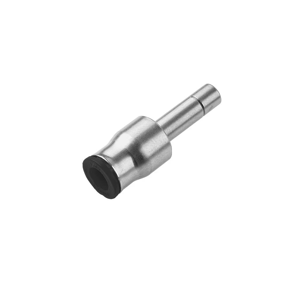 67PLP-6-8 by Parker | Prestolok PLP Push-to-Connect Fittings | Tube Reducer | 3/8" Tube Size x 1/2" Tube Size | 1.97" Length | 1.20" Length 1 | Straight | Nickel-Plated Brass | Pack of 10