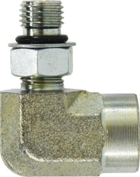6805NWO52 by Midland | Hydraulic Swivel Adapter | 90° Elbow | 5/16" Male O-Ring x 1/8" Female Pipe | Steel