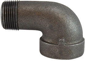 69165 by Midland | Extra Heavy Malleable Iron 300# Fitting | 1" Male NPT x 1" Female NPT | 90° Street Elbow | Black Iron