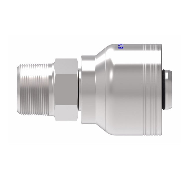 6SA16MP16 Aeroquip by Danfoss | 6 Wire 6S Male Pipe NPTF Rigid (MP) Crimp Fitting | -16 Male Pipe NPTF Rigid x -16 Hose Barb | Steel