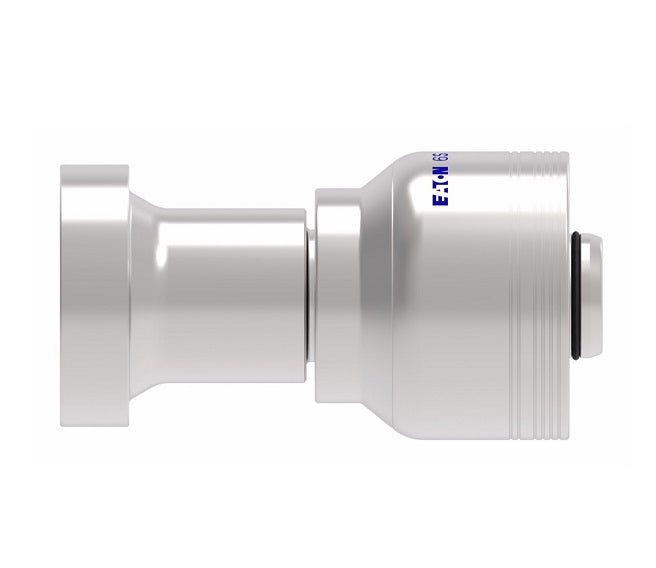6S20CT16 Aeroquip by Danfoss | 6 Wire 6S CAT Flange (CT) Crimp Fitting | -20 CAT Flange x -16 Hose Barb | Steel
